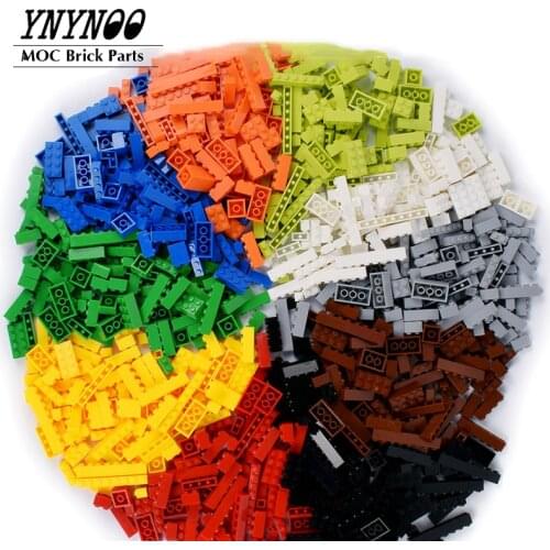 100Pcs/lot 9 Size 15 Colors MOC Building Blocks Bricks Plates Compatible Plate Thick High Bricks LOGO DIY Toys Childrens Gifts