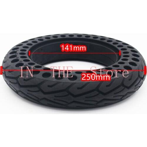 10x2.0 Solid Tire or Honeycomb Solid Tyre 10 Inch Electric Scooter Wheel Explosion-Proof Tire Accessories