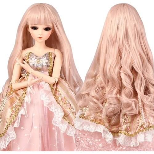 High Quality 1/3 BJD Doll Accessories Wigs Hair For 60CM BJD Dolls Straight Wave Hair DIY Accessories