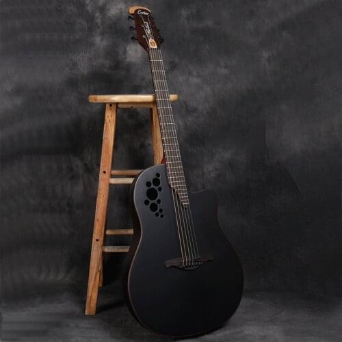 41 inch New Folk Electric Box Guitar Solid Spruce Grape Hole 6 Strings Acoustic Guitar High Quality Carbon Fiber Guitar AGT235