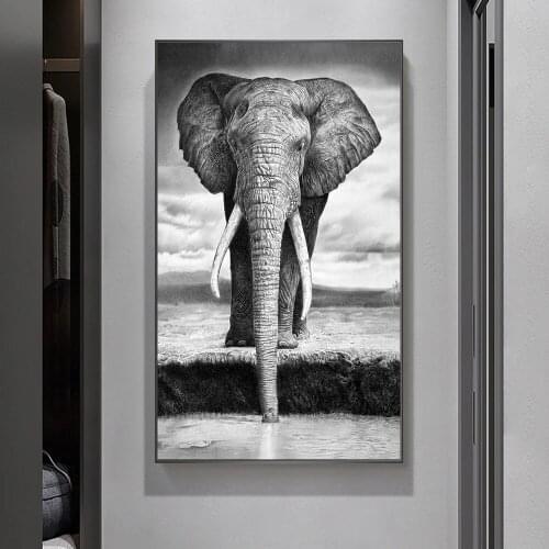 Large size 5d Diamond Painting African Elephant Animal Cross Stitch Diamond Mosaic Picture Embroidery crystal Beaded A426