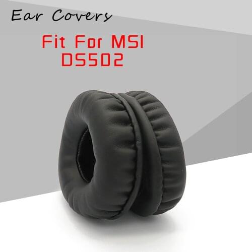 Ear Pads For MSI DS502 Headphone Earpads Replacement Headset Ear Pad PU Leather Sponge Foam