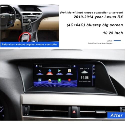 10.25" IPS touch screen Car radio head unit for LEXUS RX270 RX350 RX450H RX 270 2009-2015 Android 9.0 GPS Smart car Navigation