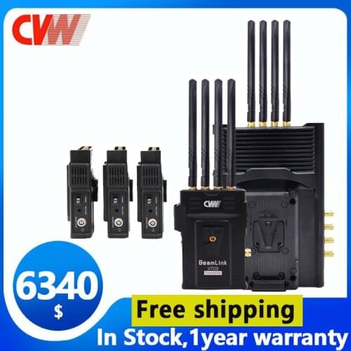 CVW beamlink-quad, odbiornik 4 nadajników do 1 bezprzewodowy system transmisji wideo HD 500m kanały kamer transmitowane na żywo