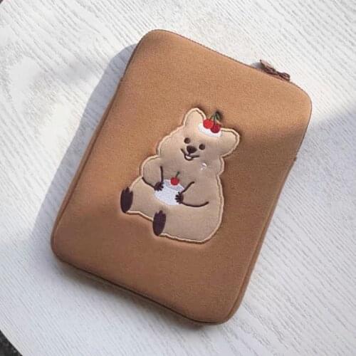 Tablet Case Laptop Storage Bag For Ipad pro 9.7 11 13inch Cartoon Cherry Koala Sleeve Liner Bag Student Girls Case for Samsung