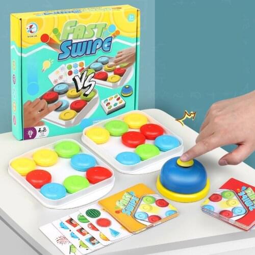 Montessori Early Education Toys Crazy Ice Hockey Puzzle Pair Touch Card Children Interactive Kids Battle PK IQ Toys Gifts