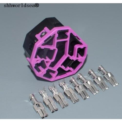 Worldgolden 8pin 6.3mm gnition Switch Plug Cable Pigtail Adapter 4B0905849 4A0 971 975 For VW Jetta Golf MK4 Polo Passat