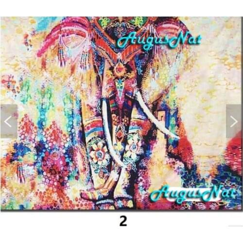 Elephant diamond painting full square animals wall art decor poster diamond dotz painting on canvas hand craft gifts gem pasted