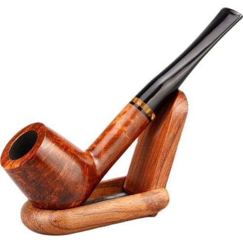 9MM Filter Tobacco pipe Briar wood Smoking pipe Bent Type Handmade Solid wood pipe cut tobacco pipe Gift pipe accessory 10 tools