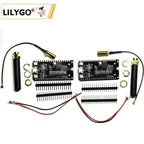 LILYGO® TTGO 2Pcs/lot ESP32 SX1276 LoRa V1.0 868 / 915MHz Bluetooth WI-FI Lora Internet Antenna Development Board