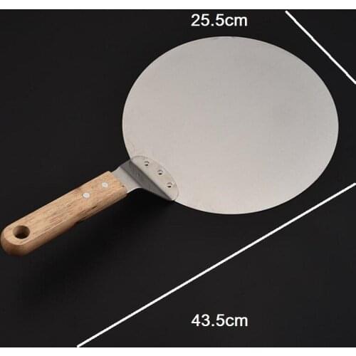 Stainless steel pizza shovel Round Cake Shovel