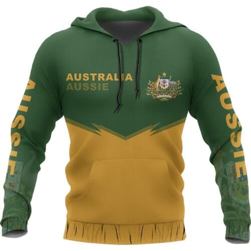 Mens 3D Printed Hoodies Australia Aussie Harajuku Pullover Unisex Hood Sweatshirts Jacket Hip-Hop Women New Streetwear Outwear