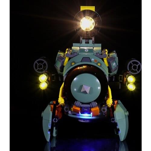 Usb Powered Led Lighting Kit for Overwatch Wrecking Ball for 75976 Led Light Set Only for Children Kid Educational Toys
