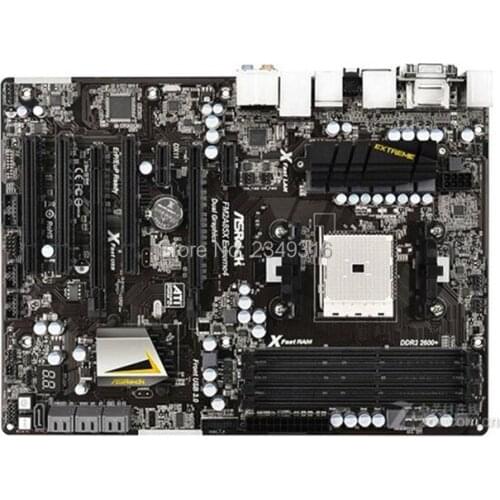 For ASRock FM2A85X Extreme4 Original Used Desktop Motherboard A85X Socket FM2 DDR3 SATA3 USB3.0