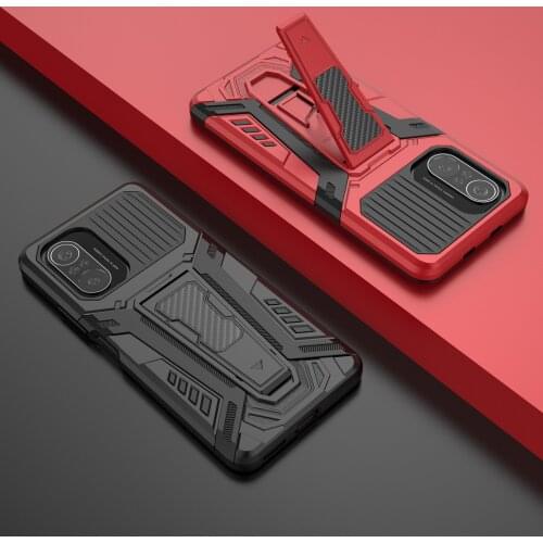 Heavy Duty Protection PC+ TPU Anti-drop Case for Xiaomi Poco F3 5G M3 X3 Pro Redmi Note 10 9S 9T 9 10T Lite K40 Phone Bag