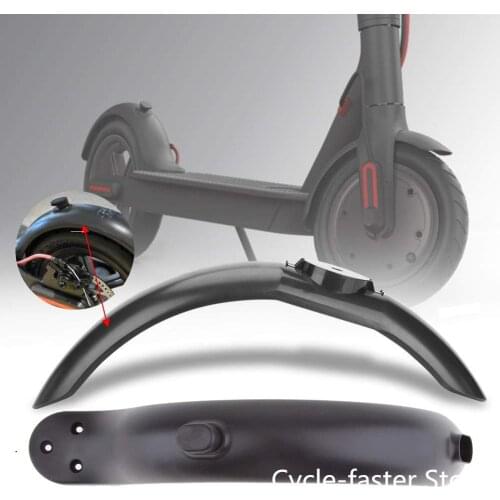 Rear Mudguard Front Fender Rear Taillight Lamp Silicone Cover for Xiaomi MijiaM365 Electric Skateboard Scooter Repair Replacemen