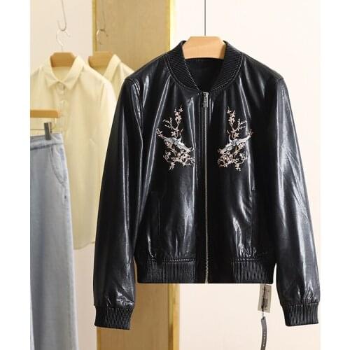 Womens Autumn Jacket Womens Leather Jacket Leather Jacket Womens Motorcycle Leather Jacket Womens Coat Jacket Woman Casual