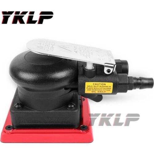 195mm Pneumatic Sandpaper Machine Small Square Air Random Orbital Sander Polishing Machine 10000RPM for Automatic Rust Removal