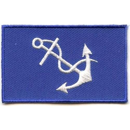 2.5" Custom Embroidered Patches Made by Twill with Flat Broder and Iron On Backing Customized & MOQ50pcs free shipping by Post