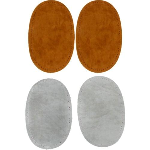 2 Pairs Of Knee Patch Oval Patch Ironing Patches Sleeve Patch Patch Patches