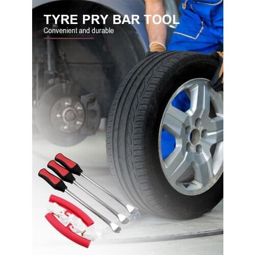 3 Pcs Professional Tire Spoon Lever Iron Tool Kits Motorcycle Bike Tire Change Kit With Durable Bag Rim Protector