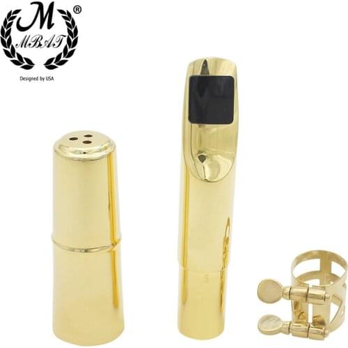 M MBAT Alto Saxophone Mouthpiece Sax Mouth Pieces Ligature Clip Professional 5C 6C 7C 8C Woodwind Instrument Parts Accessories