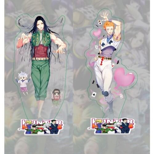 Anime Hunter X Hunter Acrylic Stand Action Model Killua Zoldyck Figure Double Side Desk Decoration Toy