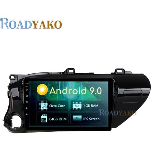 10.1'' Android Car Multimedia system For Toyota Hilux 2016-2019 Stereo Car Radio Navigation GPS Video player 2 Din Autoradio