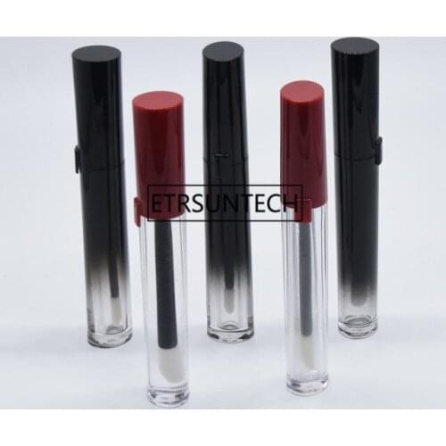 Lip Gloss Tube Refillable Mini Bottles Empty Lip Gloss Tube Lip Eyeliner Balm Bottle Container with Brush 3.8ml F2023