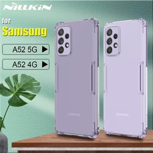 For Samsung A52 5G Case Nillkin 0.6mm Ultra Thin Slim Soft Silicon TPU Clear Phone Back Cover for Galaxy A52 4G Fudna Capa