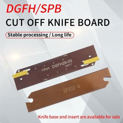 SMBB2026/SMBB2526/SMBB2032/SMBB2532/SMBB3232 Grooving Cut-Off Cutter Holder DGFH26-03 SPB32-6 Cut Off Blade SP600/MGMN300