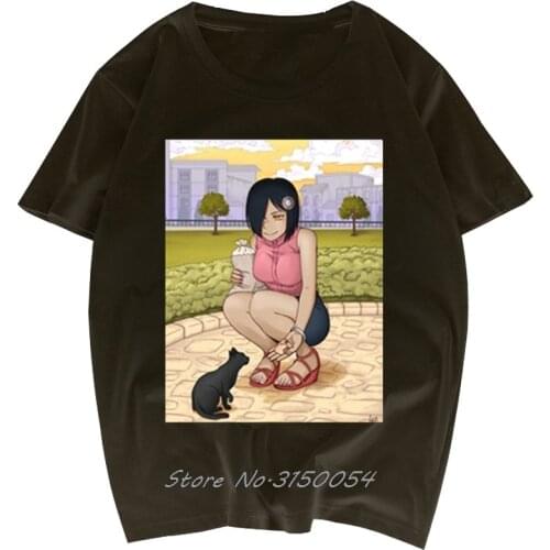 Lia Lourist Cartoon T-shirt New Harajuku Printing Summer Tshirt Fashion O-Neck S Casual Tees Women Shirt Gift T Shirt Men