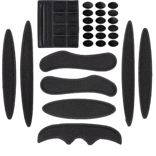 Helmet Padding Kit 27Pcs Bicycle Replacement Universal Foam Pads Set for Bike Motorcycle Cycling Helmet