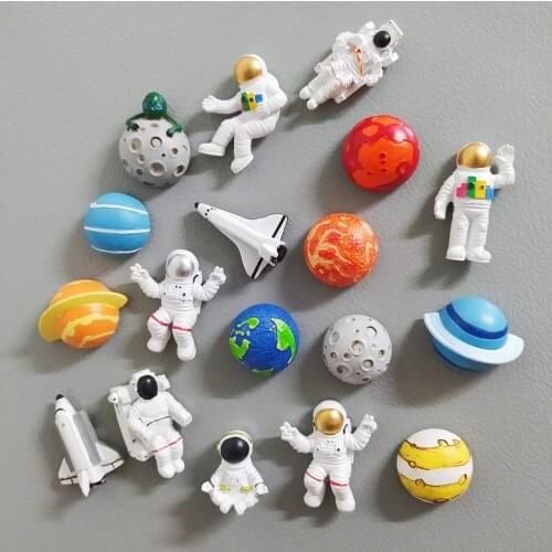 Cosmic Space Planet Home Office Childrens Decorations, Kitchen Refrigerator Decoration Magnet Stickers