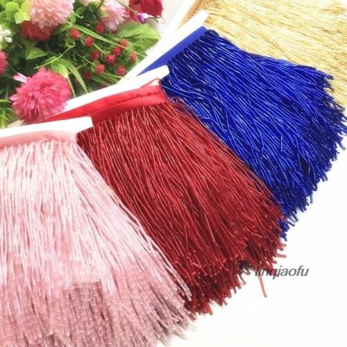 New silver-white tube beads fringed lace accessories, wedding dress shoulder waist decorative lace material