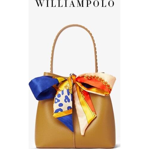 Tote Luxury Design Brand PU Leather Bucket Bag High Capacity Handbags Fashion Shoulder Crossbody Bag Female Top-Handle Bags