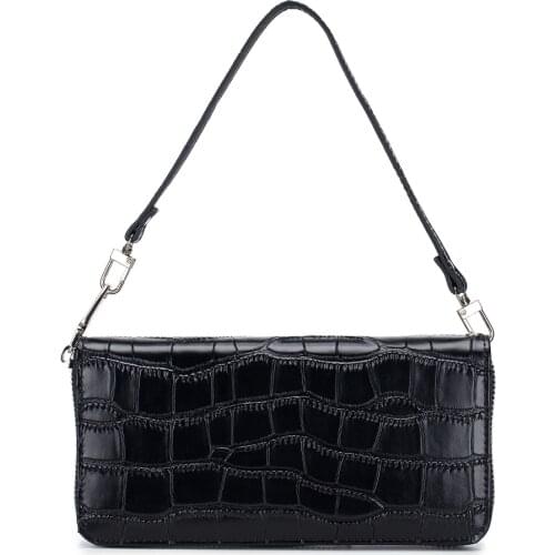 COMFORSKIN Genuine Leather Women Messenger Bag Large Capacity Clutch Bag For Girls Fashion Stone Pattern Female Day Clutches