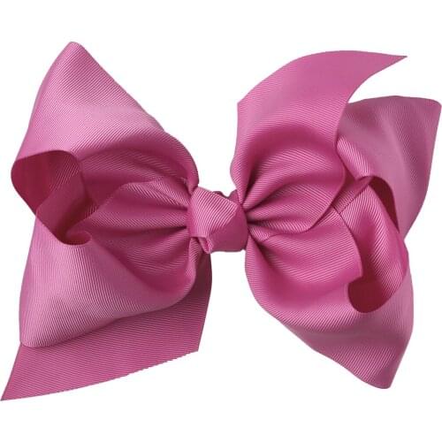 1PC 8''Large Grosgrain Knot Hair Bows with Alligator Clips Barrettes for Girls Hair Accessories 24 Colors Headwear