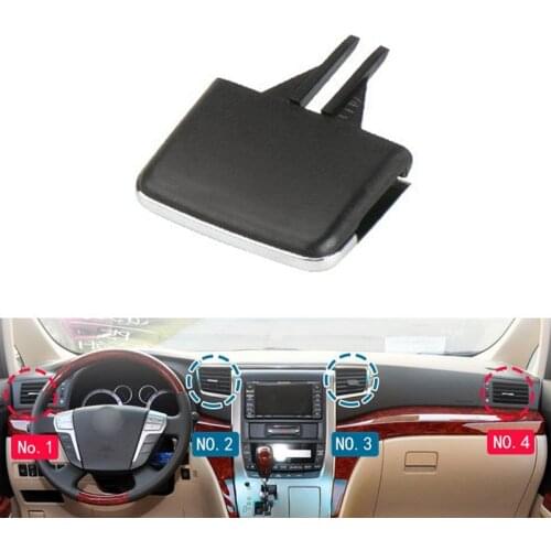 1Pcs Side Air Conditioning Vent Piece Outlet Card Clip Wind Direction Plectrum Knob for TOYOTA ALPHARD 11-14