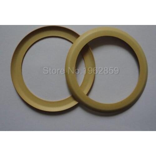 10pcs/lot 74.2*56*1.0mm Outstanding Silent Oil Free OTS-1500W Air Compressor Use Pistons Rubber Ring Polyimide Spare Parts