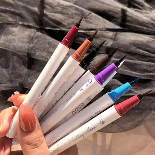 3pcs NOVO New Waterproof Long-lasting Eyeliner Colorful Matte Liquid Eyeliner Pencil Pigment Party Durable Natural Party 0429