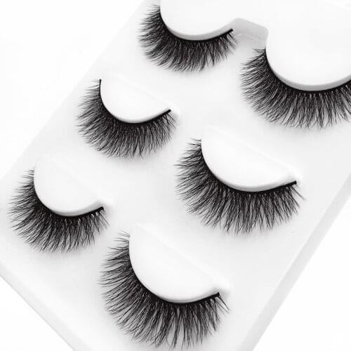 Wholesale 30 pairs / lot 3d mink lashes 100% cruelty free natural long false eyelashes handmade makeup soft mink eyelashes X23