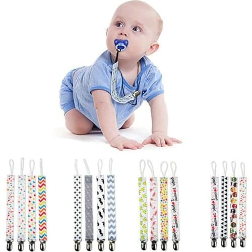 4Pcs Baby Dummy Pacifier Holder Clip Nursing Teether Dummy Clip Nipple Holder For Nipples Children Pacifier Clip Soother Holder