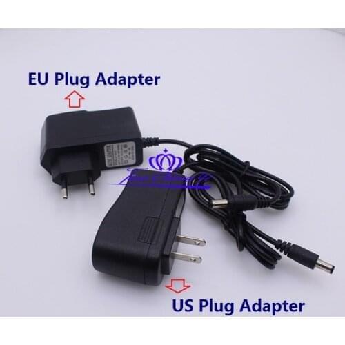 EU US Plug Adapter AC100-240V To DC 12V 1A Power Supply For 3528 5050 Strip