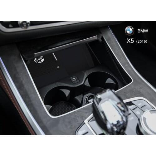 Qi Car Wireless Charger for BMW X5 2019 For iPhone Xs Max Xr X Samsung S10 S9 Intelligent Infrared Fast Phone Holder
