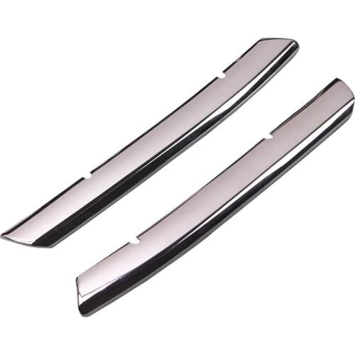 Car Accessories for Mazda CX-5 CX5 KF 2017 2018 2019 2020 ABS Chrome Front Bottom Grille Garnish Cover Trim 2pcs