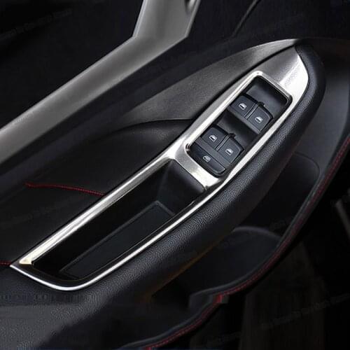 Car Window Lifr Switch Control Panel Cover Parts for Mg Zs 2017 2018 2019 2020 2021 2022 Accessories Auto Styling interior