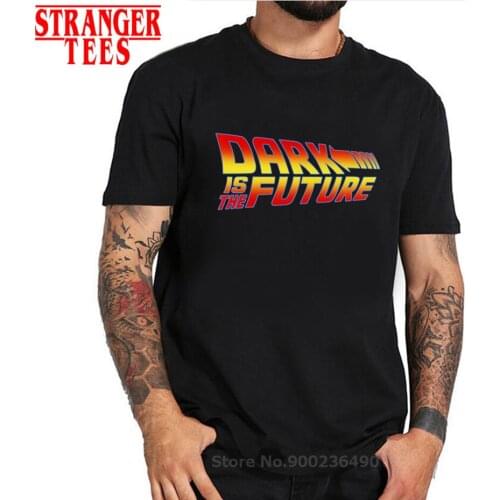 Back To The Future Tshirt Luminous T Shirt camiseta Summer Short Sleeve T Shirts back to future Tee Tops Streetwear T-shirts 5XL