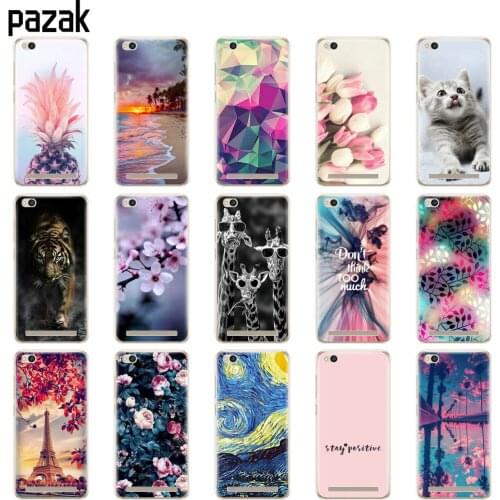 Case for Xiaomi Redmi 5A case coque 5.0 inch Soft Silicone TPU cover on for Hongmi 5A bumper copas Skin shockproof cute cat