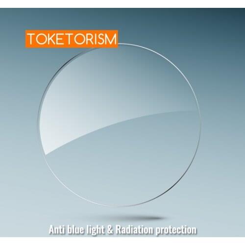 Toketorism Anti blue light lenses Resin Aspheric Glasses Lens Prescription Computer glasses